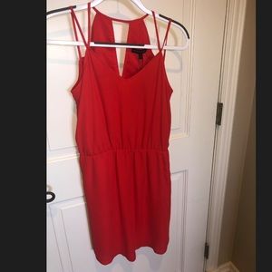 Coral Strappy Dress